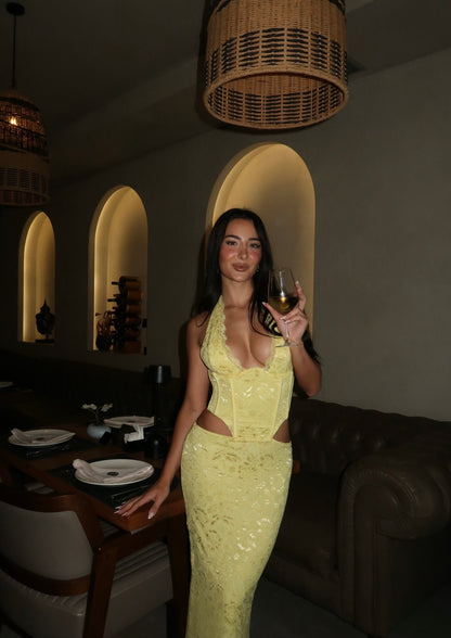 Amalfi Yellow Dress