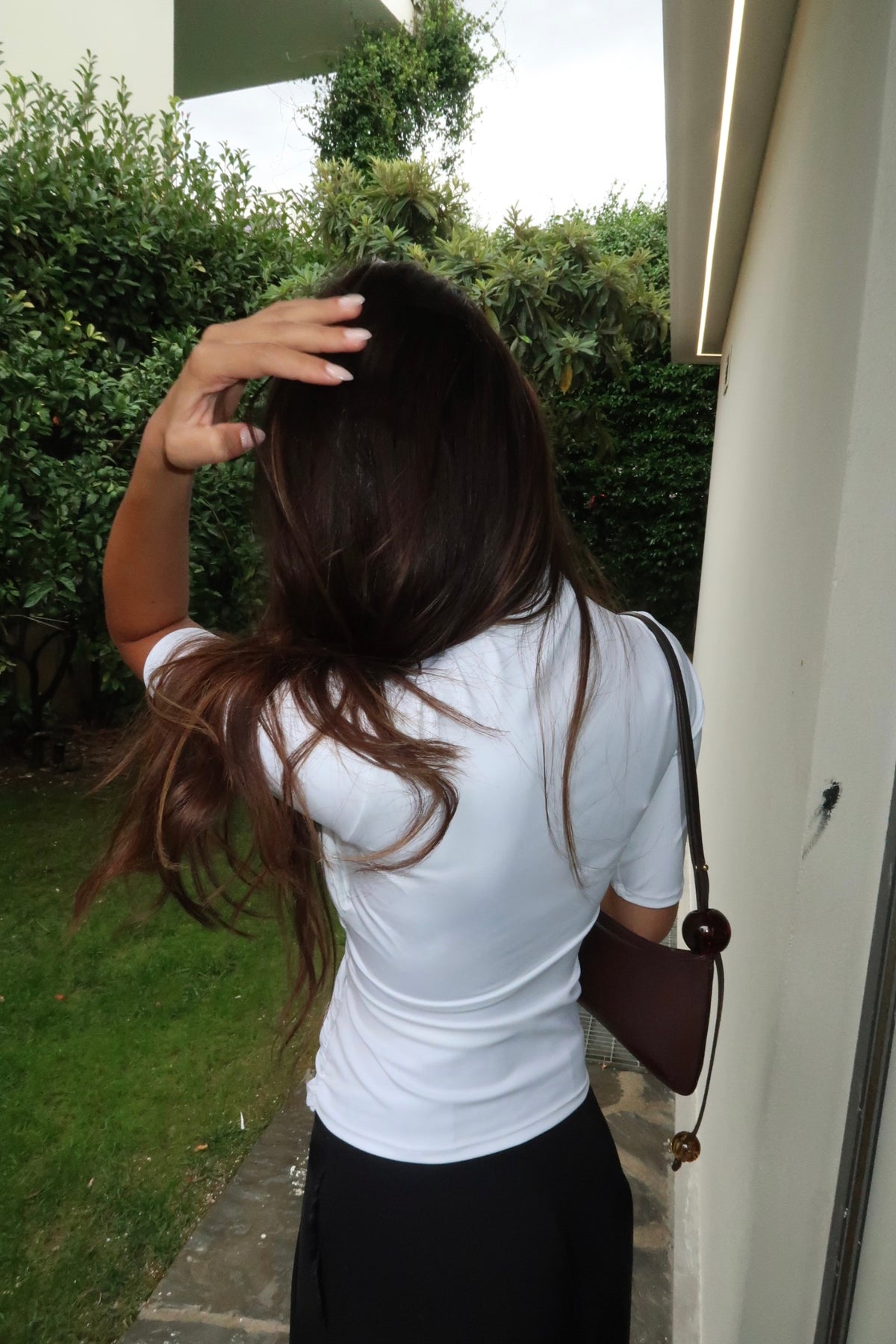 Gia Crossover Top White