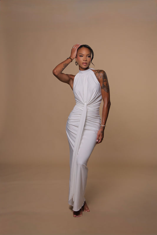Amaya Maxi Ruched Dress