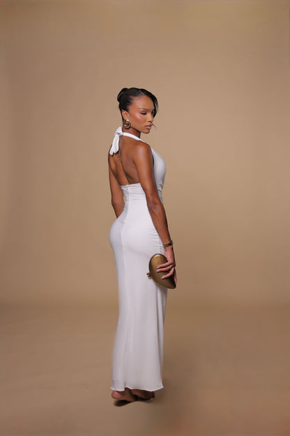 Nikol Maxi Ruched Dress