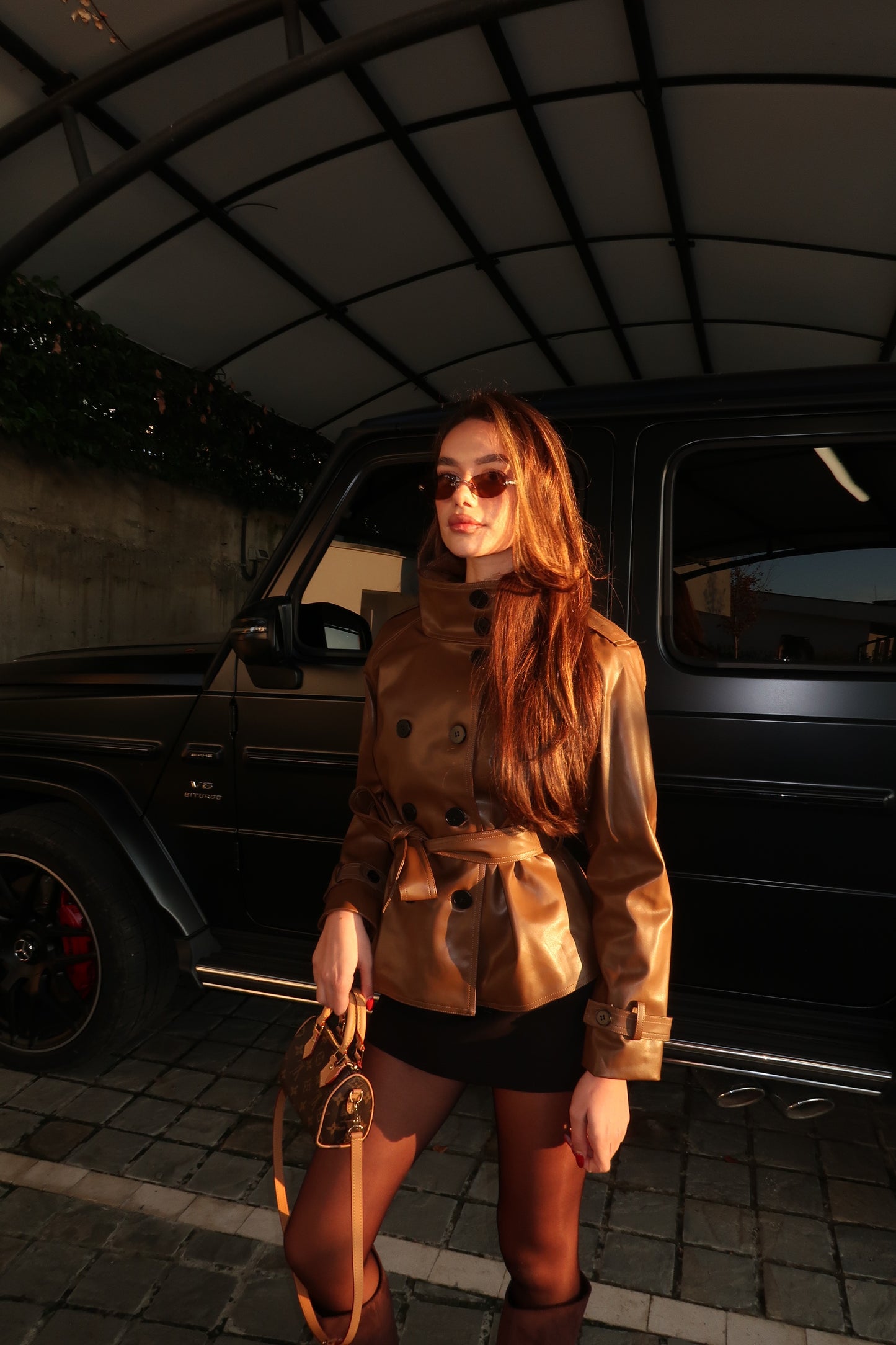 The Stockholm Leather Jacket in Brown